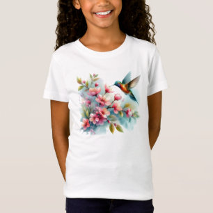 Bilder von Floral/Frühjahr-Kolibris T-Shirt