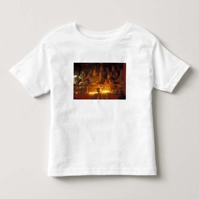 Bilder von Lamas im Kloster Sara, Lhasa, Kleinkind T-shirt (Vorderseite)