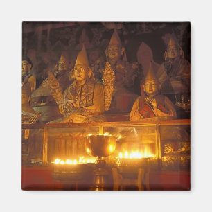 Bilder von Lamas im Sara-Kloster, Lhasa, Magnet