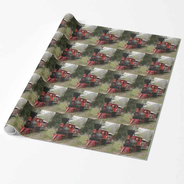 Bilder von Lokomotivzügen Geschenkpapier (Ungerollt)