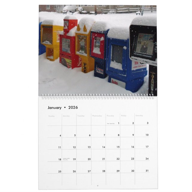 BILDER VON OHIO-Kalender Kalender (Jan 2026)