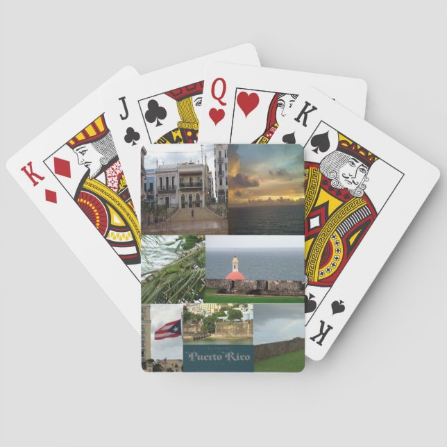 Bilder von Spielkarten Puertos Rico (Rückseite)
