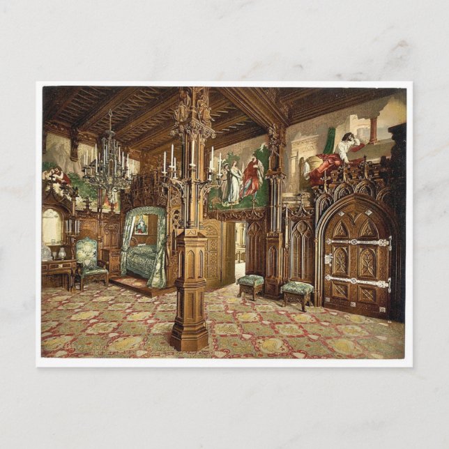 Bilder von Tristan Geschichte, Schlafzimmer, Neusc Postkarte (Vorderseite)