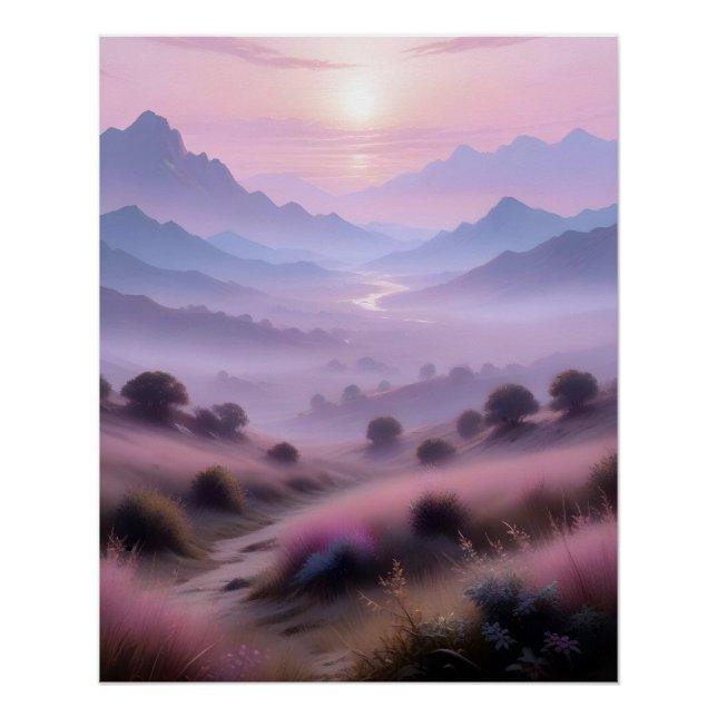 Bilderbuch Landschaft Poster Hintergrund (Vorderseite)