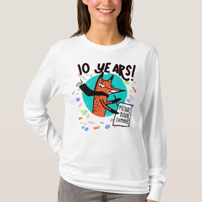Bilderbuchgipfel 10 Jahre T - Shirt (Vorderseite)