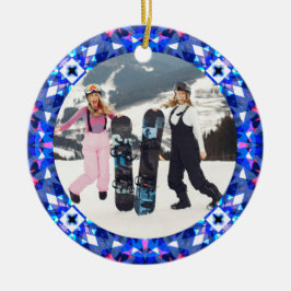 Bilderrahmen für Joly und Festivals zum Weihnachts Keramik Ornament
