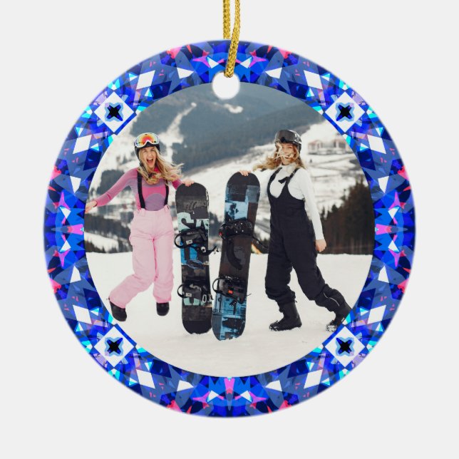 Bilderrahmen für Joly und Festivals zum Weihnachts Keramik Ornament (Vorne)