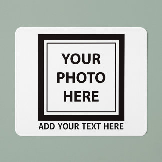 Bildfoto & Text hochladen – Anpassen Mousepad