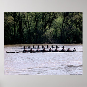 Bildhauer auf dem Potomac Poster