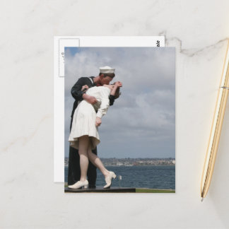 Bildhauerei bedingungslos Kapitulation San Diego Postkarte