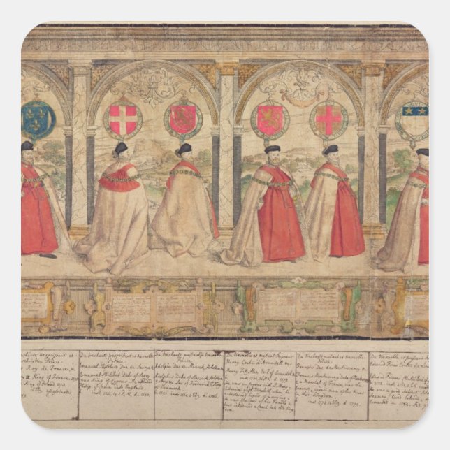 Bildkomposite Quadratischer Aufkleber (Vorderseite)