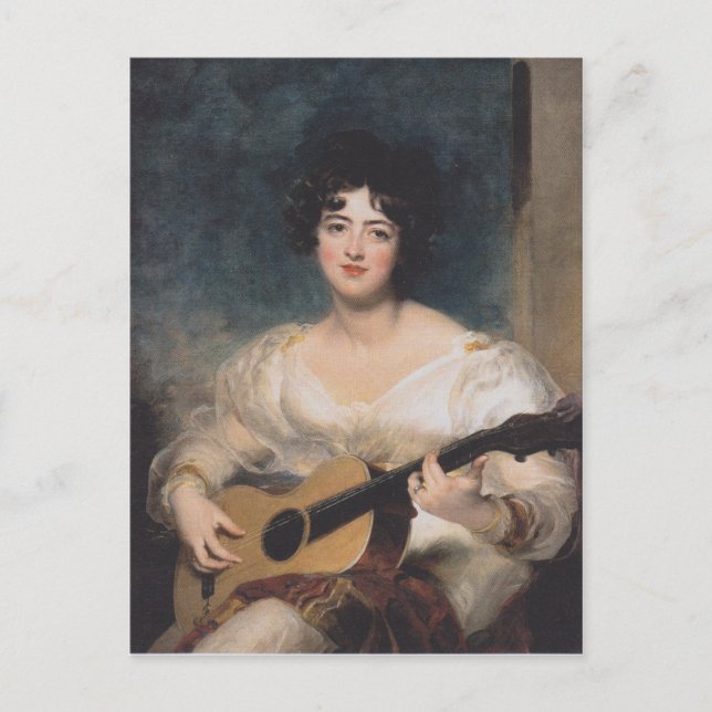 Bildnis der Lady Walls Postkarte (Vorderseite)