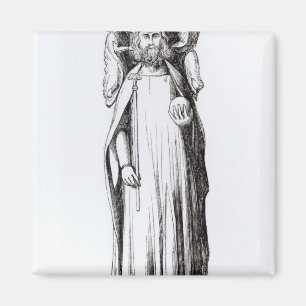 Bildnis von Edward II von Gloucester-Kathedrale Magnet