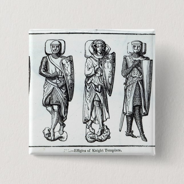Bildnisse der Ritter Templars Button (Vorderseite)