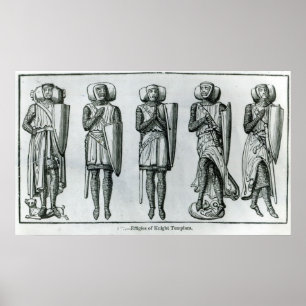 Bildnisse des Ritters Templars Poster