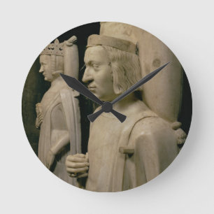 Bildnisse vom Grab von Charles V das "kluge" (13 Runde Wanduhr