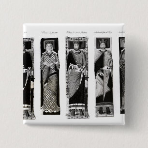 Bildnisse von Henry II Eleonor von Aquitanien Button