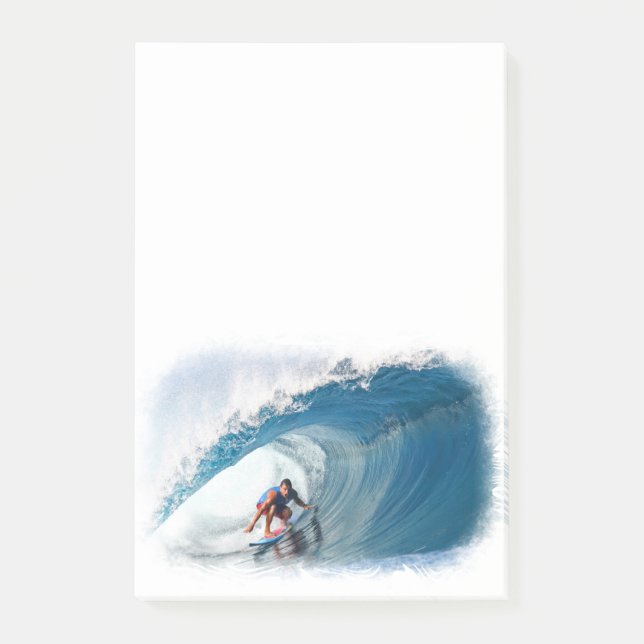 Bildoptionen für Radical Surfer 1 Post-it Klebezettel (Vorderseite)