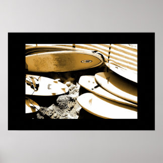 BILDSCHIRM DER SURFGRENZE POSTER