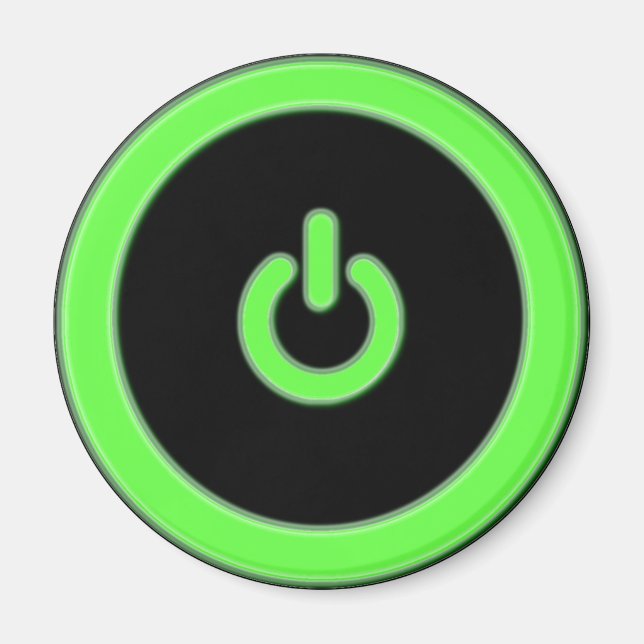 Bildschirm "Green Computer Power" Magnet (Vorne)