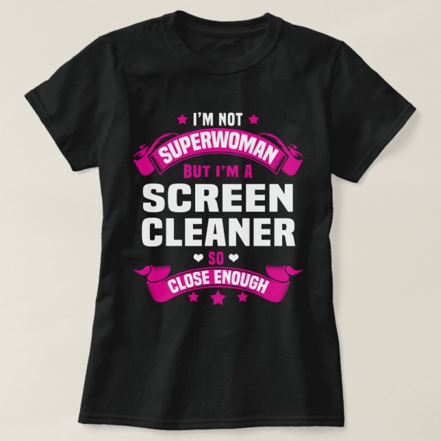 Bildschirmreiniger T-Shirt (Design vorne)