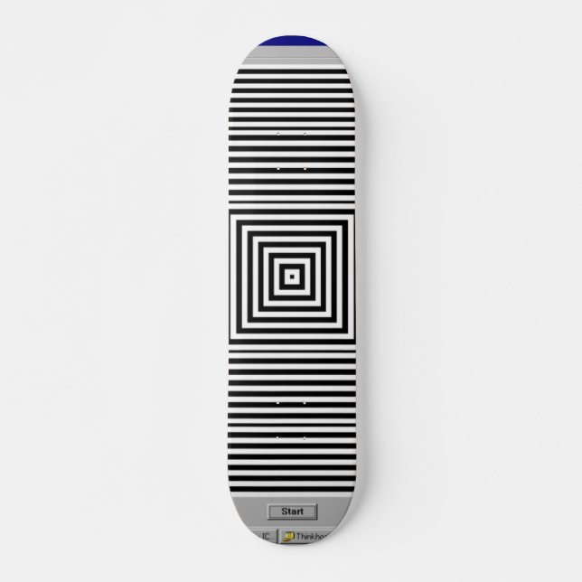 Bildschirmschoner-Skateboard Skateboard (Vorne)