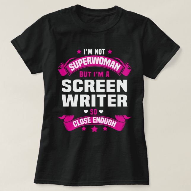 Bildschirmschriftsteller T-Shirt (Design vorne)