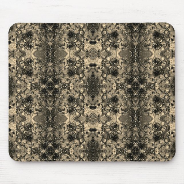 Bildspiegelung mit Velours, klassisch beige Mousepad (Vorne)