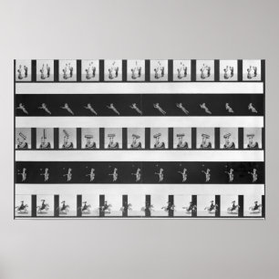 Bildstreifen für ein praxinoscope poster