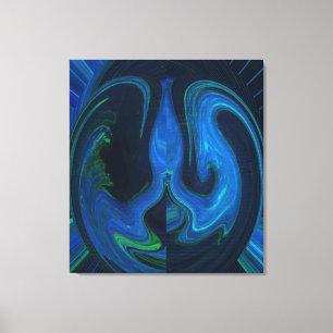 Bildung Abstrakter gezogener Canvas Leinwanddruck