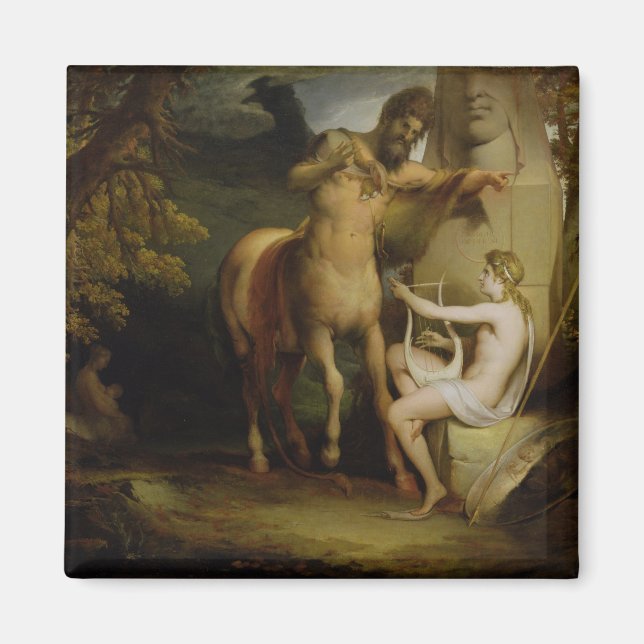 Bildung Achilles, c.1772 (Öl auf Leinwand) Magnet (Vorne)