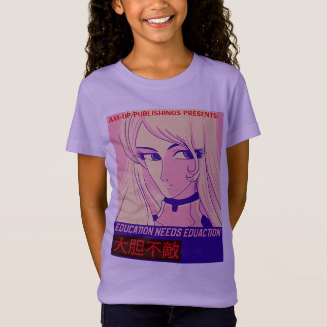 Bildung benötigt EduAction durch das AM-UP Publish T-Shirt (Vorderseite)