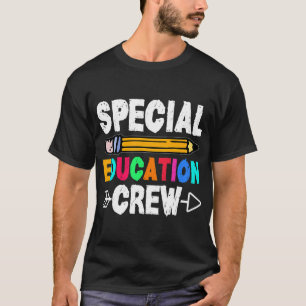 Bildung Crew SPED Lehrer T - Shirt