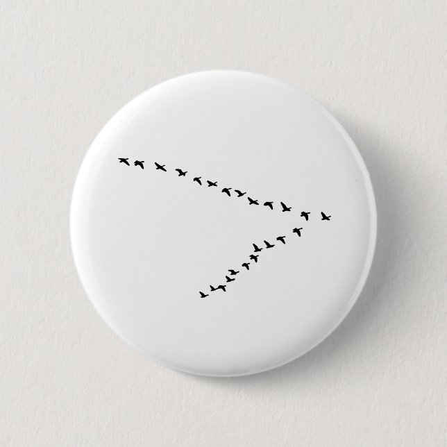 Bildung der Fliegen-Gans-"V" Button (Vorderseite)