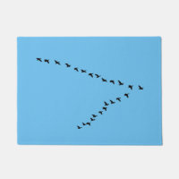 Bildung der Fliegen-Gans-"V"