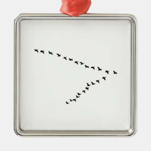 Bildung der Fliegen-Gans-"V" Ornament Aus Metall