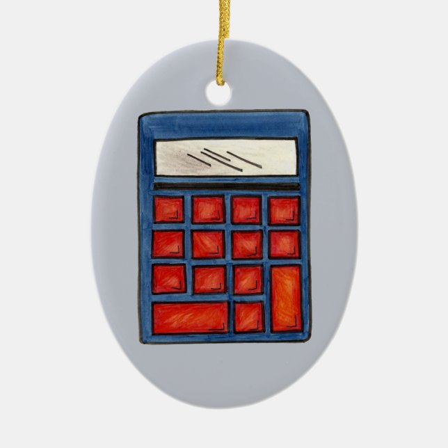 Bildung des Lehrers für Mathematik Keramik Ornament (Vorne)