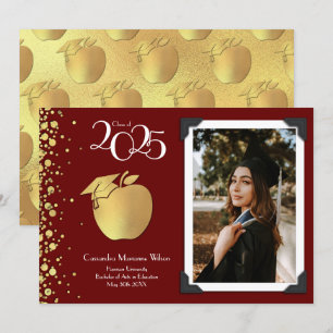 Bildung des Lehrers Gold Abschluss Ankündigung