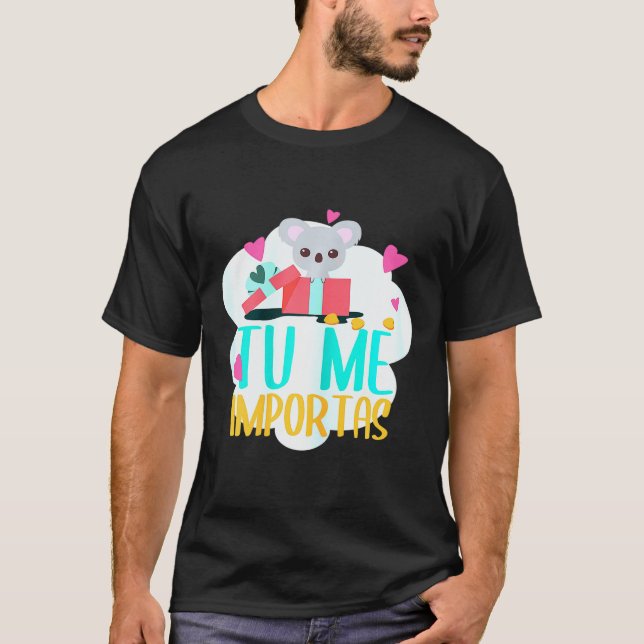 Bildung Dozentin Koala Sped Espano T-Shirt (Vorderseite)