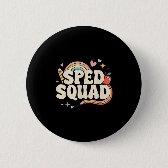 Bildung Dream Squad Team Sped Squad Tee Button (Vorderseite)