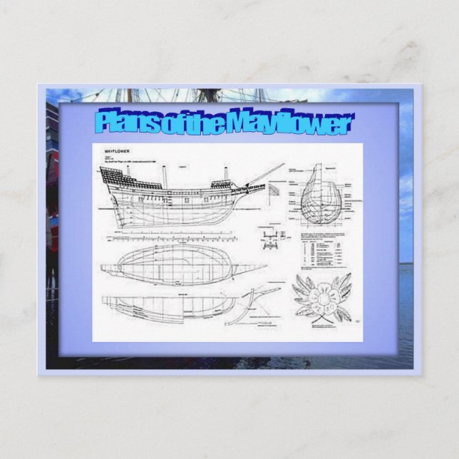 Bildung, Geschichte, Pläne der Maya-Blume Postkarte (Vorderseite)