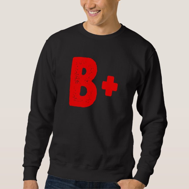 Bildung Grading School Letter B Lehrer Student Sweatshirt (Vorderseite)