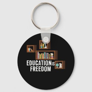 Bildung ist die virtuelle Bibliothek für den Monat Schlüsselanhänger