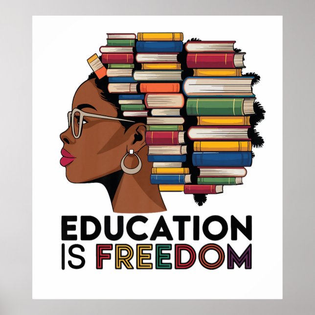 Bildung ist Freedom Poster (Vorne)
