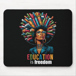 Bildung Ist Freiheit Black History Month Lehrer B Mousepad