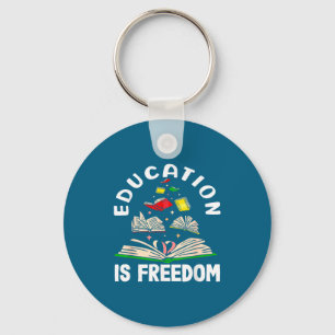 Bildung ist Freiheit Black History Month  Schlüsselanhänger