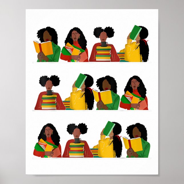 Bildung ist Freiheit Königin Melanin Black Women B Poster (Vorne)
