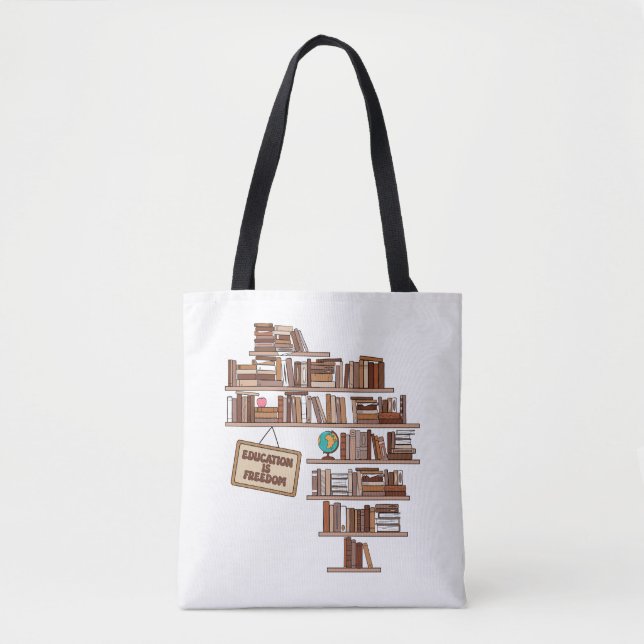 Bildung ist Freiheit Tasche (Vorderseite)