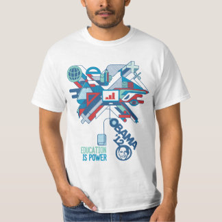 Bildung ist Powerobama-Shirt T-Shirt