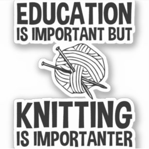 Bildung ist wichtig, aber es ist wichtig, zu nicke aufkleber